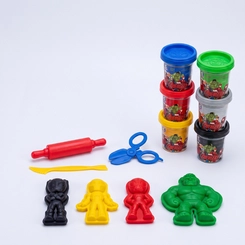 Kit Massinhas Super Hérois Marvel Com Acessórios
