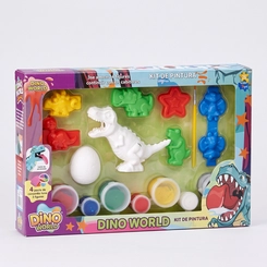 Kit Massinha E Pintura Dinossauro Com Acessórios