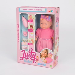 Boneca Bebê Judy Com Acessórios Milk