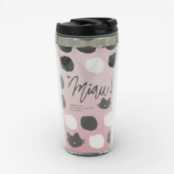 Copo Térmico Com Tampa Miau Uatt 465ml
