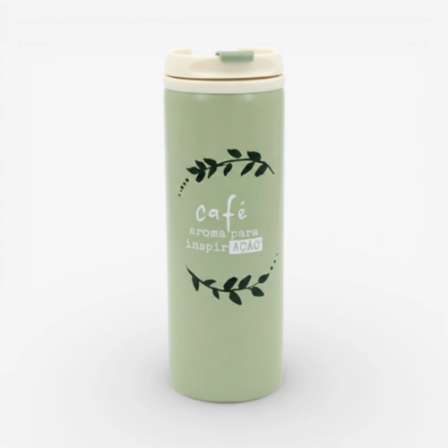 Copo Térmico Com Tampa Café Uatt 450ml