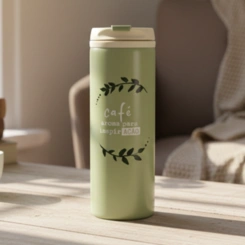 Copo Térmico Com Tampa Café Uatt 450ml