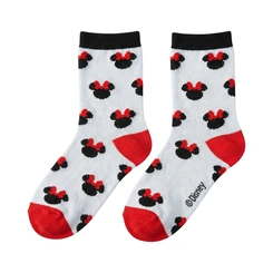Meia Infantil Menina Minnie Disney - Jolitex Ternille