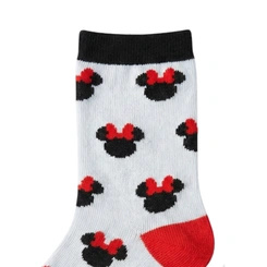 Meia Infantil Menina Minnie Disney - Jolitex Ternille