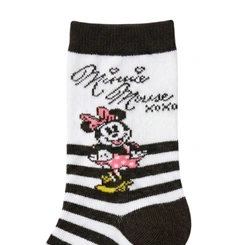 Meia Infantil Menina Minnie Disney - Jolitex Ternille