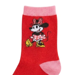 Meia Infantil Menina Minnie Disney - Jolitex Ternille