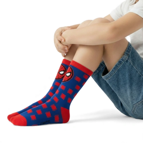 Meia Infantil Menino Homem Aranha Marvel - Jolitex Ternille