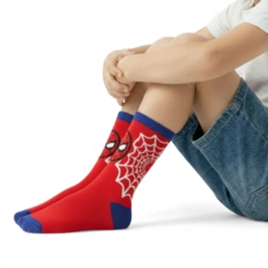 Meia Infantil Menino Homem Aranha Marvel - Jolitex Ternille