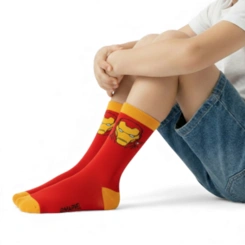 Meia Infantil Menino Vingadores Marvel - Jolitex Ternille