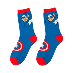 Meia Infantil Menino Vingadores Marvel - Jolitex Ternille