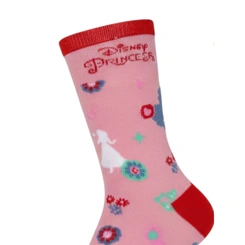 Meia Infantil Menina Princesas Disney - Jolitex Ternille