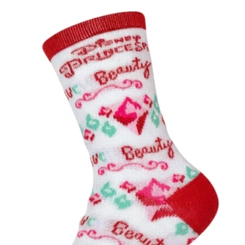 Meia Infantil Menina Princesas Disney - Jolitex Ternille