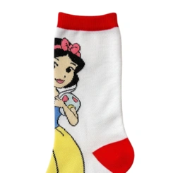 Meia Infantil Menina Princesas Disney - Jolitex Ternille