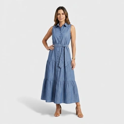 Vestido Midi Três Marias Chic Top