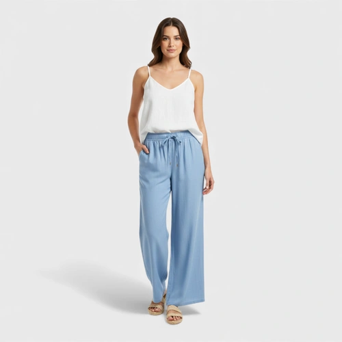 Calça Feminina Reta Chic Top com Bolso