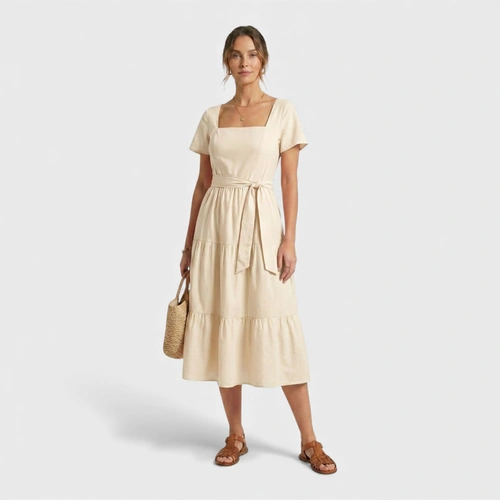 Vestido Midi Romântico Três Marias Chic Top