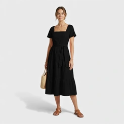 Vestido Midi Romântico Três Marias Chic Top