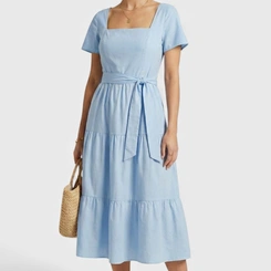 Vestido Midi Romântico Três Marias Chic Top