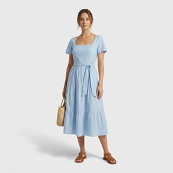 Vestido Midi Romântico Três Marias Chic Top