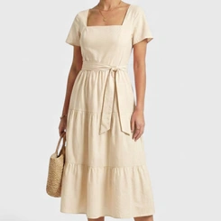 Vestido Midi Romântico Três Marias Chic Top