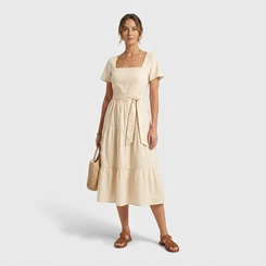 Vestido Midi Romântico Três Marias Chic Top