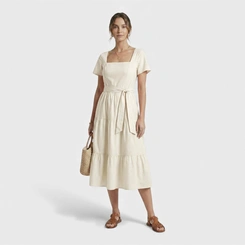 Vestido Midi Romântico Três Marias Chic Top