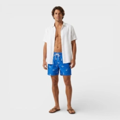 Bermuda Masculina Shorts Masculino Estampada Para Verão Praia Piscina Costa Boy