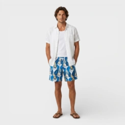 Bermuda Masculina Shorts Masculino Estampada Para Verão Praia Piscina Costa Boy