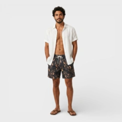 Bermuda Masculina Shorts Masculino Estampada Para Verão Praia Piscina Costa Boy
