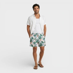 Bermuda Masculina Shorts Masculino Estampada Para Verão Praia Piscina Costa Boy