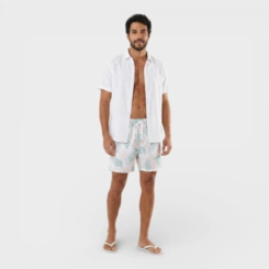 Bermuda Masculina Shorts Masculino Estampada Para Verão Praia Piscina Costa Boy