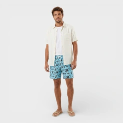 Bermuda Masculina Shorts Masculino Estampada Para Verão Praia Piscina Costa Boy