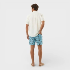 Bermuda Masculina Shorts Masculino Estampada Para Verão Praia Piscina Costa Boy