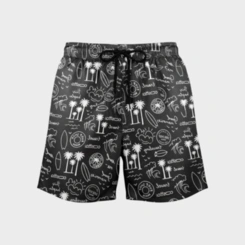 Bermuda Masculina Shorts Masculino Estampada Para Verão Praia Piscina Costa Boy