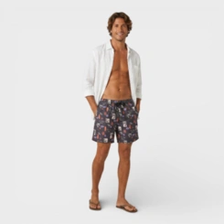 Bermuda Masculina Shorts Masculino Estampada Para Verão Praia Piscina Costa Boy