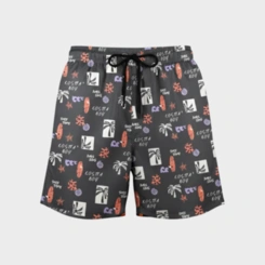 Bermuda Masculina Shorts Masculino Estampada Para Verão Praia Piscina Costa Boy