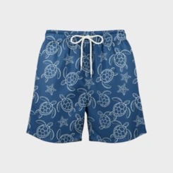 Bermuda Masculina Shorts Masculino Estampada Para Verão Praia Piscina Costa Boy