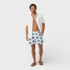 Bermuda Masculina Shorts Masculino Estampada Para Verão Praia Piscina Costa Boy