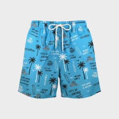 Bermuda Masculina Shorts Masculino Estampada Para Verão Praia Piscina Costa Boy