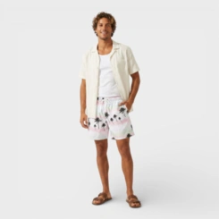 Bermuda Masculina Shorts Masculino Estampada Para Verão Praia Piscina Costa Boy