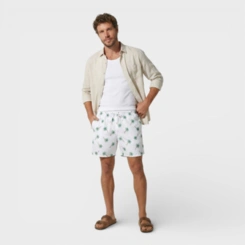 Bermuda Masculina Shorts Masculino Estampada Para Verão Praia Piscina Costa Boy