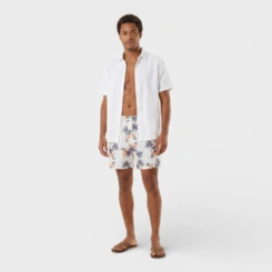 Bermuda Masculina Shorts Masculino Estampada Para Verão Praia Piscina Costa Boy