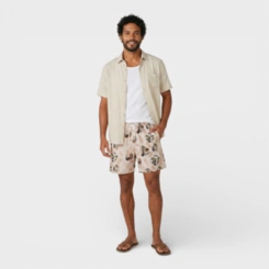 Bermuda Masculina Shorts Masculino Estampada Para Verão Praia Piscina Costa Boy