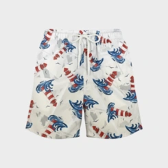 Bermuda Masculina Shorts Masculino Estampada Para Verão Praia Piscina Costa Boy