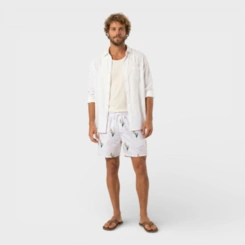 Bermuda Masculina Shorts Masculino Estampada Para Verão Praia Piscina Costa Boy