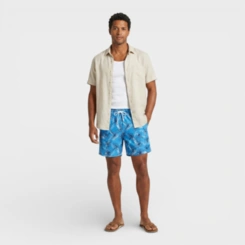 Bermuda Masculina Shorts Masculino Estampada Para Verão Praia Piscina Costa Boy