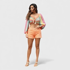 Shorts Feminino Curto Human Body