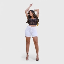 Bermuda Feminina Meia Coxa Human Body