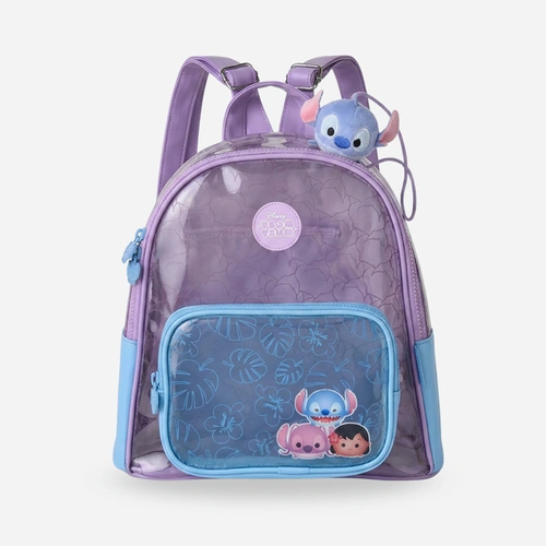 Mochila Transparente Stitch Disney Tsum Tsum Original Clio Style