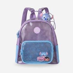 Mochila Transparente Stitch Disney Tsum Tsum Original Clio Style